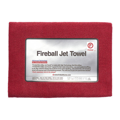 Мікрофібровий рушник Fireball Jet Towel, Red, 40*60cm